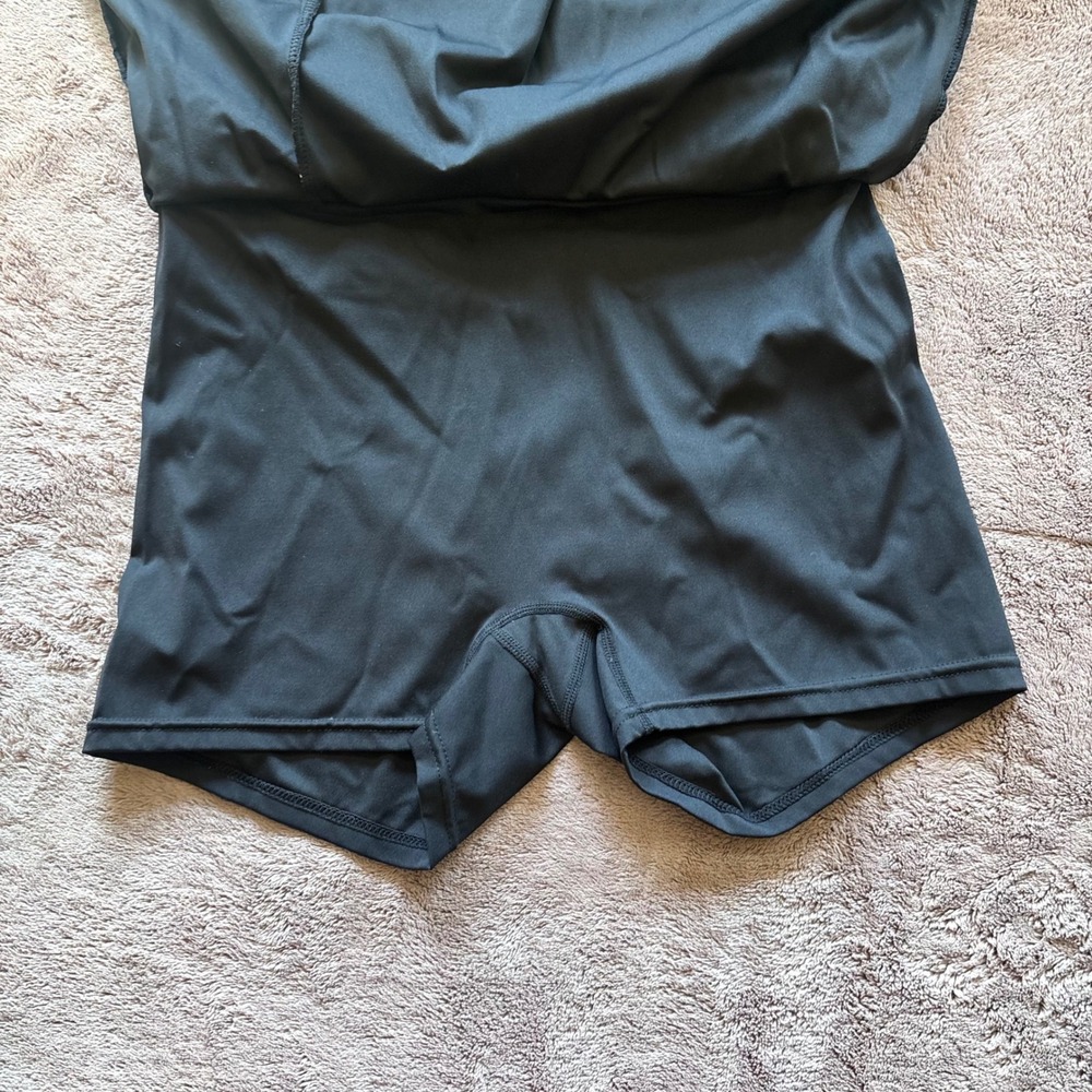 QINSEN Black Athletic Skort with Built-in Shorts Tennis Golf Running Size L - Picture 7 of 7